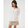 Kaffe Victoria Cotton Textured V-Neck Blouse - White