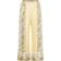 Munthe Elegante Blomstrede Silkebukser Dame - Beige/Lyseblå/Gul/Hvid