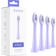 Ordo Sonic Electric Brush Heads Violet 4 Pack