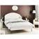 Beliani Boucle Shell Headboard Double Size Frame Bed