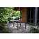 Keter Signature Porto Table 160 cm Walnut Black Steel