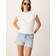 Gina Tricot Denim Shorts With Split Hems - Blue