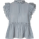 Second Female Terra Frill Top Bluse - Grå