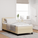 vidaXL Boxmadras Med Madras Creme 100x200 cm Rammeseng