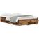 vidaXL with Drawers Old Wood 120x190 cm Frame Bed