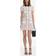 Self-Portrait Floral Lace Mini Shirtdress - White