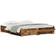 vidaXL with Drawers Old Wood 180x200 cm Frame Bed