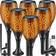 tectake Solar Garden Lights Set of 6 Black Ground Lighting