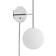 Audo Copenhagen TR Bulb Nedhængt Væglampe Polished Stål Vægarmatur