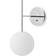Audo Copenhagen Tr Bulb Suspended Vägglampa Polished Steel Grå Väggarmatur