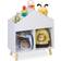 Relaxdays Children's House Shape Shelf 6 Compartments