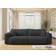 Flo Mirjan24 Schlafsofa Schwarz Sofa 3-Sitzer