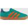 adidas Gazelle 2 Kids Trainers Pure Teal Impact Orange Collegiate Purple Green