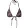 Hunkemöller Animalia Triangle Bikini Top Brown
