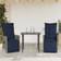 vidaXL Reclining Garden Chairs 2 Pcs Grey Poly Rattan