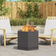 vidaXL Smokeless Fire Pit Hexagonal Black 58x58x51 cm