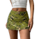 Shein Aloruh Green Sequin Embroidered Mini Skirt, Simple & Fashionable, Suitable For Summer