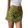 Shein Aloruh Green Sequin Embroidered Mini Skirt, Simple & Fashionable, Suitable For Summer