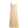H&M Strappy Mesh Dress - Light Beige/Floral