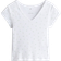 H&M Ribbed Cotton Jersey Top - White
