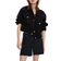 H&M High Waisted Denim Shorts - Dark Grey