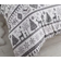 Portfolio Home Noel Xmas Snowflake Duvet Cover White, Grey (200x135cm)