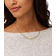 Fossil Heritage D Link Anchor Chain Necklace - Gold