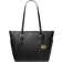 Michael Kors Charlotte Large Saffiano Leather Top Zip Tote Bag - Black