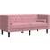 vidaXL Chesterfield Pink Soffa 174cm 2-sits