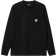 Carhartt WIP L/S Pocket T-shirt - Black