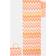 OHS Zigzag Bath Towel Orange (215x75cm)