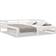 vidaXL Pull-out Day Bed White Soffa 200cm 3-sits