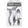 Twistshake Baby Cutlery Knife Fork & Spoon Grey