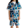 H&M Mönstrad Resortskjorta - Blå/Lilo & Stitch