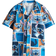 H&M Mönstrad Resortskjorta - Blå/Lilo & Stitch