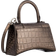 Balenciaga Hourglass XS Croc Effect Tote Bag - Metallic