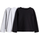 H&M Jente Sort 3-pack langermet genser 122/128 6-8Y