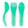 Twistshake Baby Cutlery Knife Fork & Spoon Pastel Green