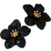 Shein 1 Pair Elegant Multicolored Dopamine Flower Shaped Stud Earrings for Women Wedding Gift