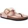 Birkenstock Big Buckle Natural Leather Patent High-Shine Light Rose Thong Sandals