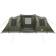 vidaXL Family Tunnel Tent 6 Persons Olive Green
