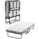 VEVOR Rollaway Bed Folding Bed with 4 in Foam Mattress 98x190cm