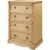 Mercers Furniture Corona Antique Wax Chest of Drawer 92x130cm