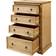 Mercers Furniture Corona Antique Wax Chest of Drawer 92x130cm