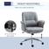 Vinsetto Swivel Light Grey Office Chair 102cm