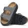 Birkenstock Arizona Chunky Suede Leather - Basalt Gray/ Black