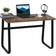 Homcom Industrial Rustic Brown Writing Desk 58x115cm