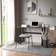 Homcom Industrial Rustic Brown Writing Desk 58x115cm