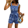 Shein Breezaya Floral Print Fashionable Vacation Jumpsuit For Women