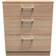 B&Q Cornwall Light Oak Chest of Drawer 76.5x88.5cm